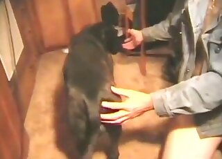 Screwing a doggy with my fingers only